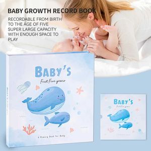 Albums Books Baby Memory Book Clipbook Photo Album Pregnancy Diary Cute Animal Keepsake Record Growth Diary New Parental Handbook Q240523