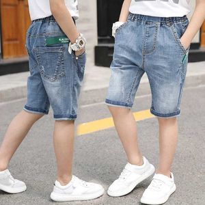 Shorts Ienens Kinder Jungen Jeans Shorts Sommer Kinder Denim Kleidung kurze Hosen Baby Boy lässige Cowboyhose 4 5 6 7 8 9 10 11 Jahre Y240524