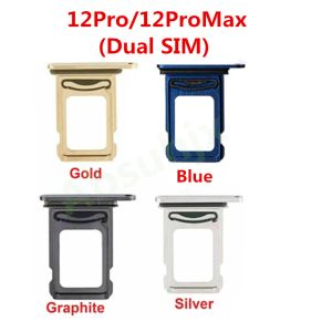 Absuhjx 5sets Dual Sim Card Reader Connector Flex Cable For iPhone XR 11 12 13 14 Pro Max Plus Sim Card Tray Slot Holder