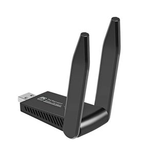 Novo adaptador Wi -Fi USB 3.0 1200 Mbps 802.11 CARTA DE REDE WILE sem fio AC Placa sem fio Wi -Fi com antena rotativa para PC Computer