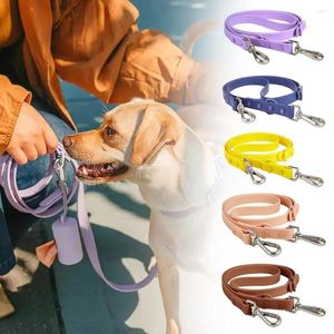 Dog Collars 1 Pcs Pet Leash Training Tools Walking Waterproof Cats Collar Outdoor Straps Dogs PVC Harness Leashes I2N8