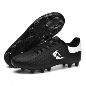 Легкие дышащие футбольные ботинки Клитсы Ag Tf футбольные бутсы молодежь с низким уровнем черно -белой тренировочной обуви