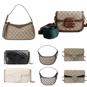 Bolsa de ombro de grife clássico de luxuros de luxo bolsa de crossbody feminino