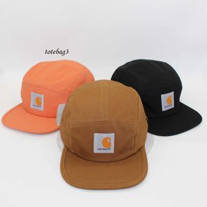 hats designers women Soft Top Solid Color Flat Edge Five piece Camping Men's and Women's Trendy Brand Work Clothes Skateboard Street Dance Hip Hop Sunshade Tongue Hat