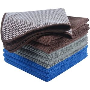 SINLAND 300GSM Ultra Absorberande hushåll ultra-finfiber servetter Kökshanddukar Diskläder rengöringsdukar som säljer 30 cm x 30 cm 10 Packs240521