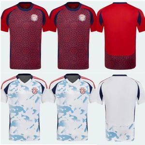 2024 2025 Maglie da calcio Costa Rica a casa via Campbell Bennette Men Kit National Team Ruiz Aguilera Salas 25 24 Tejeda Venegas Shirt di calcio Contreras