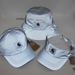 Hats Designers Kobiety Pełna refleksyjna nocna noc Safe Fisherman z drukowaną czapką baseballową, krótki brzeg słońca, czapka dla mężczyzn i kobiet