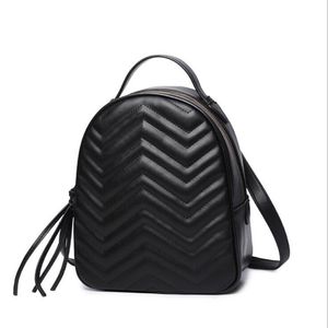 Rabatt Fashion Top Backpack Classic G weibliche Rucksack PU Leder Designer School Tasche 224b