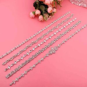 Waist Chain Belts Ladies belt crystal belt wedding dress accessories rhinestone bride belt wedding supplies Q240523