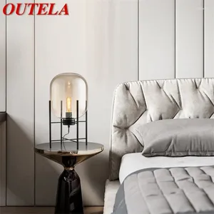 Настольные лампы Outela Современный светодиодный настольный дизайн лампы E27 Creative Light Home Decorative для фойе гостиной кровати.
