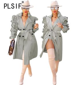 women039s trench coatsブランドファッションストリートセクシーな女性服のトップルーチング長袖シックエレガントレディアウトドア3256503