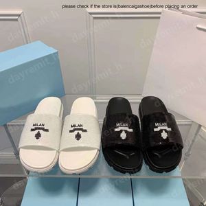 Pradsandals Designer Slippers Women Slippers Sandals Sandal Shoes Shoes Fashion Rubber Classic Platfor