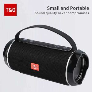 Portabla högtalare Bluetooth-högtalare TG116C Wireless Power Box Portable Outdoor Speaker Waterproof Subwoofer 3D Stereo Hands-Free Call S2452402