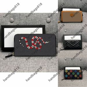 Designer wallets men purse long wallet single double zippy purses fold short women Wholesale Classic pattern animal solid color plaid p 272I