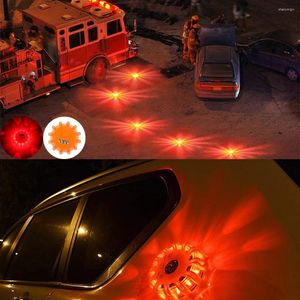 Lampade da tavolo Parti di luce natalizia auto autostrato Runda a bordo stradale per veicolo Kit di emergenza Avviso di avvertimento a LED Solar String Cord