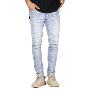 Fashionable and Trendy Elastic Slim Fit Small Feet Deep Blue Men's Jeans M524 64