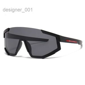 Top Shield Sunglasses Men Women Cycling Eyewear Linea Rossa 04ws Matte Black Dark Grey Mens 63 Mm Outdoor Sport Running Glasses2024 HHCW