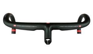 ZNIINO black Full Carbon Fiber Integrated Road Bicycle Handlebar Bike Handle Bent bars with stem 400420440mm 2019 Newest3153826