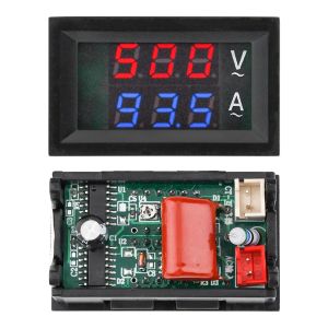 AC 220V 10A 50A 100A Dual Display Voltage Current Meter Detector Tester LED Voltmeter Ammeter Tester detektor med transformator