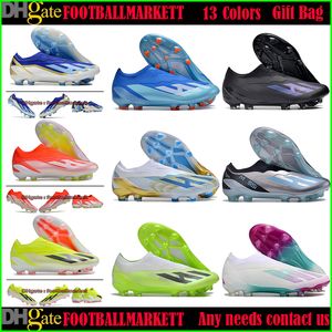 Crazyfasts lockeless Elite FG Fußballschuhe Stiefel Stücke Stollen Männer Kinder Kinder Jugend x Fußball de Crampon Scarpe Calcio Fussballschuhe Botas Futbol Chaussures Messis Messis