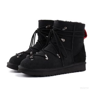 020 Women Tasman Snow Winter Sheepskin Buty platforma fur