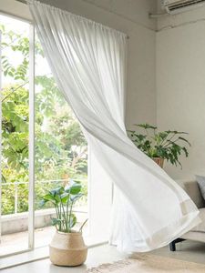 Curtain Simple High-end Exquisite Living Room And Bedroom Gauze 1PC