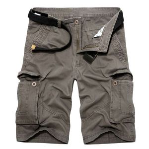 Summer New Large Quarter Work Shorts Cotton Men's Fashion Multi Pocket Middle Pants M524 55