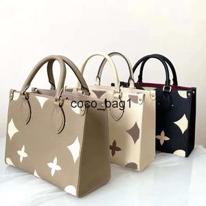 Tote Designer Bag Women's Shoulder Pocket Bag Belt White Brown floral luxury tote Stylish crossbody bag
