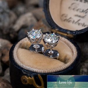 Oevas Real 0 5-1 karat D färg Moissanite Studörhängen för kvinnor toppkvalitet 100% 925 Sterling Silver Sparkling Wedding Jewelry Factor 250x