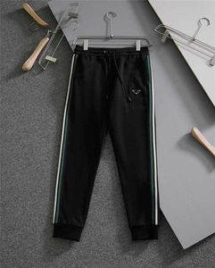 Men's Pants FW Triangle Label Casual Guard P Home Long Weaving Strap Pu Rubber Strip Style 56QZ