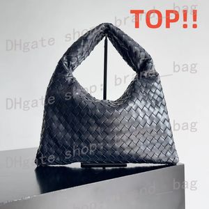 10A Designer Bag Tote B Storhopp axelpåsar intrecciato vävd kalvskinn V läder Internt dragkedja med dragkedja