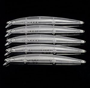 20pcs 18cm 20g de isca não pintada pesca isca em branco Corpo Diy Crankbait Swimbait isca falsa232k3155748