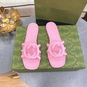 Summer Womens Slippers Sandals Designer Slippers Luxury Flat Heels Fashion Casual Comfort Flat Slippers Beach Slippers 35-42