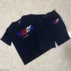 Byt ut Trapstar Men's Tshirts Trapstar Tshirt Tiger Trapstar Tracksuit Letter Printing Short Sleeves UK Drill London Trapstar Shirt and Shorts Set Central 833