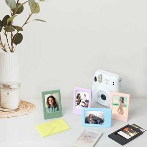 Álbum Books Mini Photo Frame Desktop Polaroid Photo Frame Photo Card Phother Clip Book Decoration Desktop Decoration Fujifilm Q240523