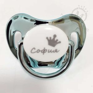 MIYOCAR custom any name can make gold blue bling SGS pass safe pacifier for BPA free dummy baby shower gift PP-10 L2405