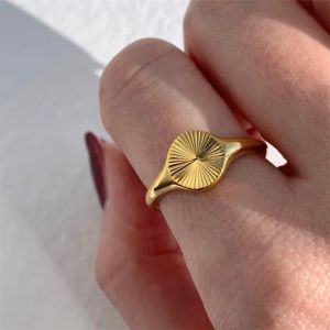 Modring 316l rostfritt stål ring anillo ringen mujer kvinnliga ringar för tjej bague par matchande juveler mode gåvor bleknar inte coolt