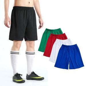 Kids Sport Shorts Treinamento de Futebol Men Kits Uniforme de futebol Boy Running Basketball Color Solid Loose Beach 240523