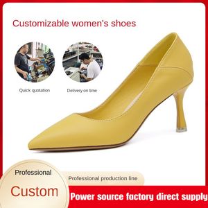 Mulheres personalizadas Sapatos de vestido de luxo Designer de saltos altos Patente de couro dourado tom preto nude vermelho feminino sandálias de salto de salto de festas de festas de casamento bombas de 6,5cm 8cm 9,5cm 10cm