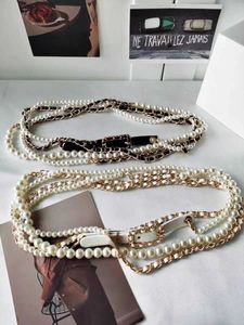Cinture a catena in vita alla moda e squisita catena di perla personalizzata Q240523
