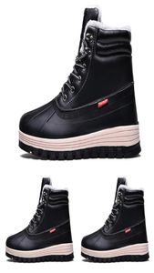 2020 Kind6 Waterproof Cotton Large Size Winter Triple Black Grey Man Boy Men Boots Mens Sneakers Boot Trainers Outdoor Walking SHO5202199