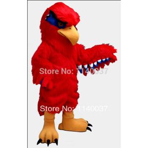 plush red hawk mascot eagle falcon custom anime mascotte theme fancy dress carnival costume Mascot Costumes