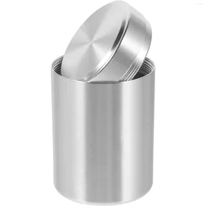 Storage Bottles Titanium Alloy Accessory Loose Canister Tinplate Jar Food Containers Candy Metal Multifunction