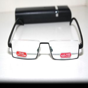 Sonnenbrille Up-Half Rand Moderner Geschäftsmann Gentlemen Antireflexbeschichtung Nicht kugelförmige Lesebrille 1 0 1 5 2 0 2 5 3 0 3 5 238r