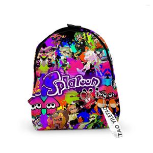 Backpack Creative Fashion 3 Backpacks Boys/Girls Pupil School School School Kicchains Oxford Oxford Waterproof fofo pequeno