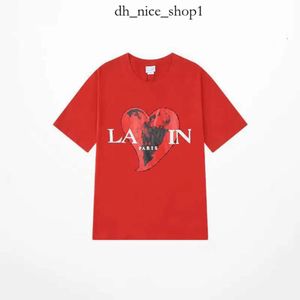 lavines shirt Brand Mens T-Shirts Designer Luxury Classic T Shirt Chest Letter Printed Shirt essen High Street Tshirts Shoe Cotton Loose Tees lanvis Hoodie 140