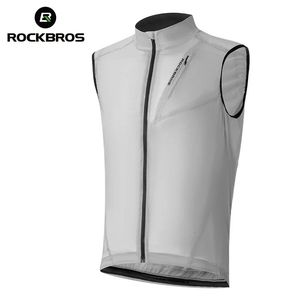 Rockbros Cycling gilet mtb giacca bici impermeabile traspirante di sicurezza riflettente esterno con gilet di vento sportivo leggero 240521
