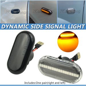 Para Renault Clio 1 2 Kangoo megane Espace Twingo mestre LED LED dinâmico indicador lateral indicador sinal lâmpada de luz seqüencial Flashing