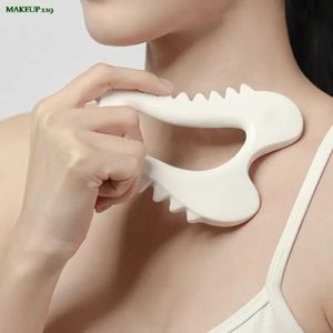 Face Massager GUA SHA Tool Ansikt Ceramic Scraper för förbättring och bantning av hudsträckning Spa Massage Q0523