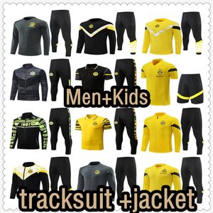 Haller Soccer Jerseys Dortmund Tracksuit 22 2023 2024 Футбольная рубашка Reus Reyna Dortmund Neongelb Bellingham Hummels Brandt Witsel Men Kids Kit Maillot de Foot 777